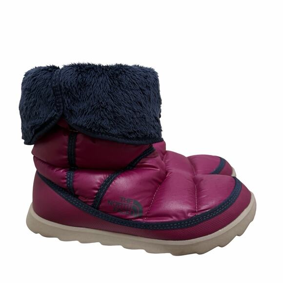North Face Womens Amore II Radiance Winter Boots US 7 EU 28 Purple/Cosmic Blue - Picture 2 of 11